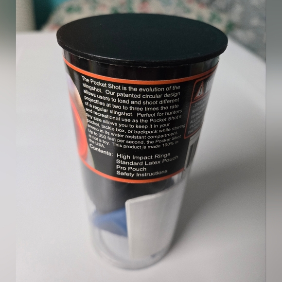 The Pocket Shot Slingshot Orange - Picture 2 of 2
